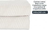Produktbild Giftdecor Tagesdecke Wasserbett beige 240x260cm (240 x 260 cm)
