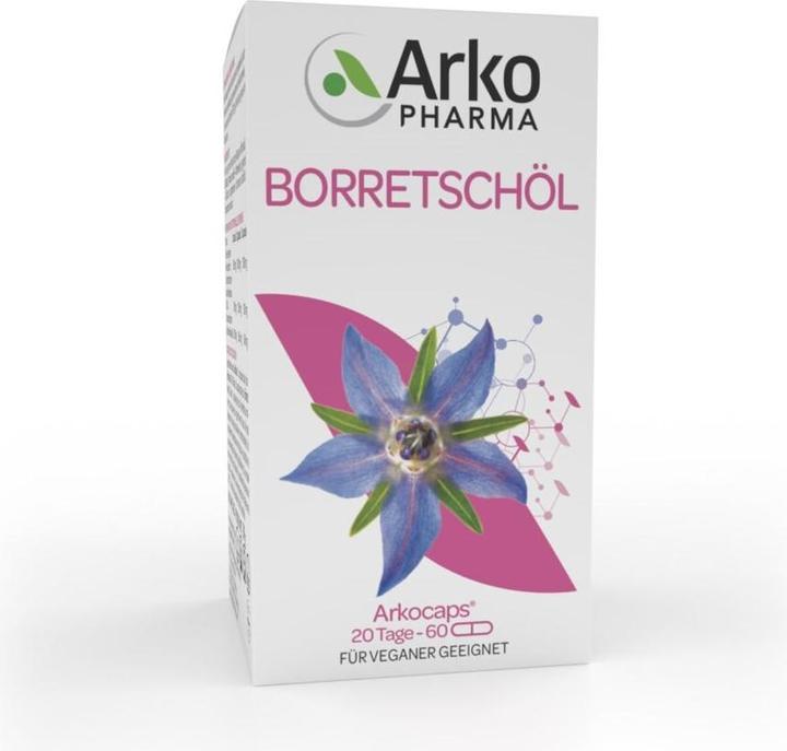 Produktbild Arkopharma Borretschöl (60 Stück, Kapseln, 62 g)