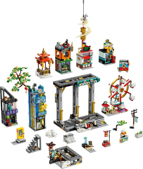 Actual product image LEGO 80054 5th anniversary of Megapolis City (80054, LEGO Monkie Kid)