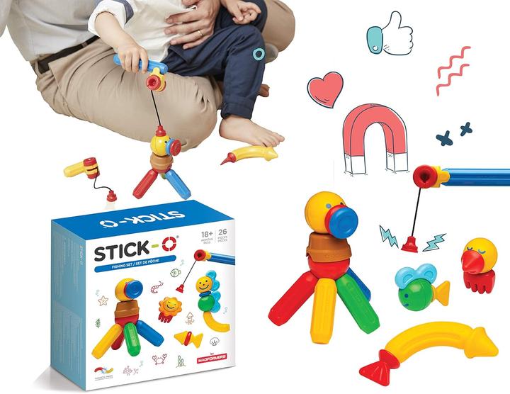 Actual product image Stick-O fishing set