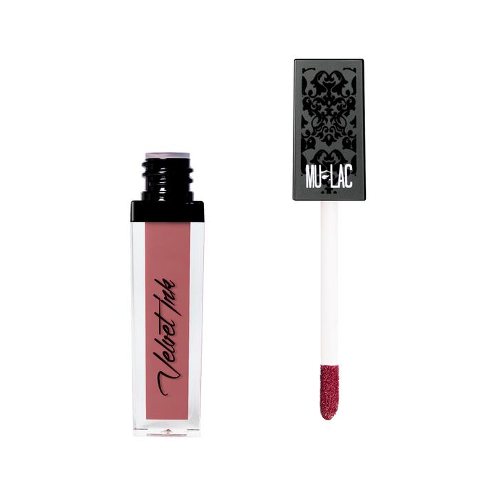 Actual product image Mulac Velvet Ink Matte Liquid Lipstick 34 Strawberry Champagne (34 Strawberry Champagne)