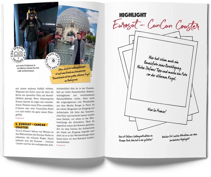 Produktbild GuideMe Travel Book Die 30 besten Freizeitparks Europas – Reiseführer (Deutsch, Stefan Andter, 2022)