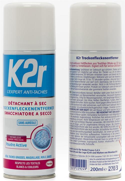 Actual product image K2r Special stain remover spray