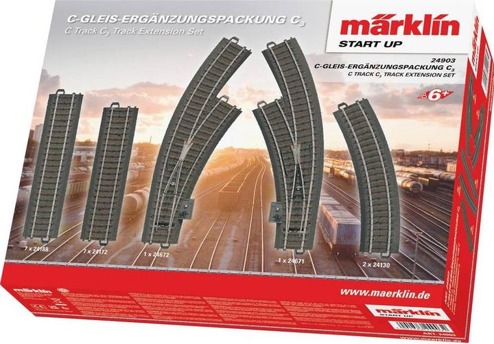 Productafbeelding Märklin H0 C-spoor (met ballast) 24903 (H0-maatstaf)