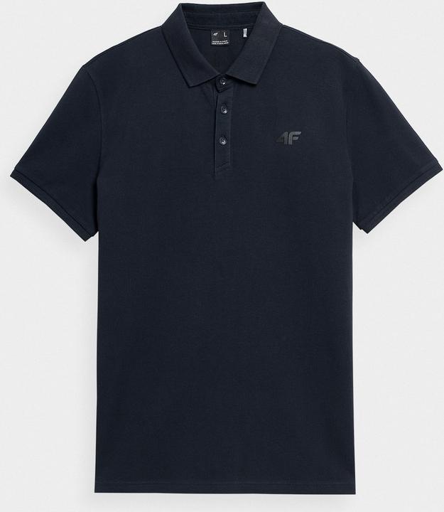 4F Tshirt Polo Ciemny Granat TPTSM039 r. S (S)