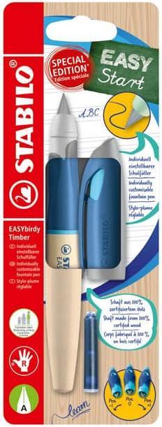 Produktbild STABILO EASYbirdy Timber - Füllhalter - für Rechtshänder - blau (Blau)