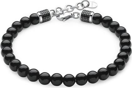 Brosway Decent Onyx Beaded Bracelet Bullet BUL40