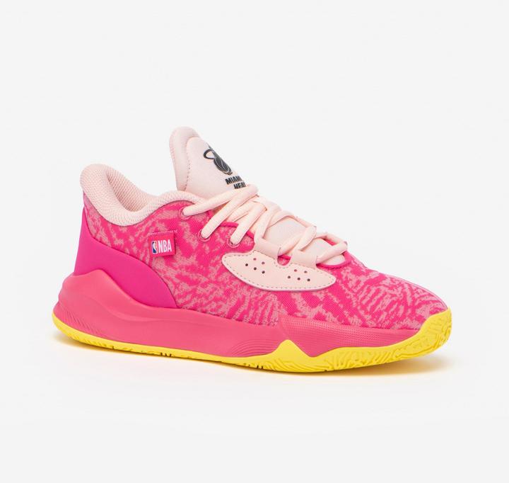 Tarmak Kinder Basketballschuhe NBA Heat - Fast 900 Low-1 rosa