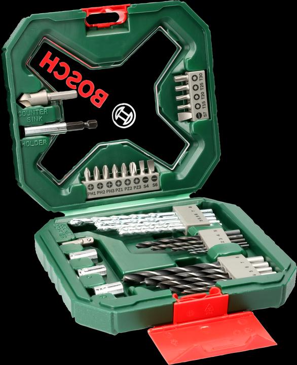 Bosch Zubehör X-Line Classic Bohrer- und Schrauber-Set, 34-teilig (2 mm, 5.5 mm, 5 mm, 6 mm, 7 mm, 8 mm, 4 mm, 3 mm)