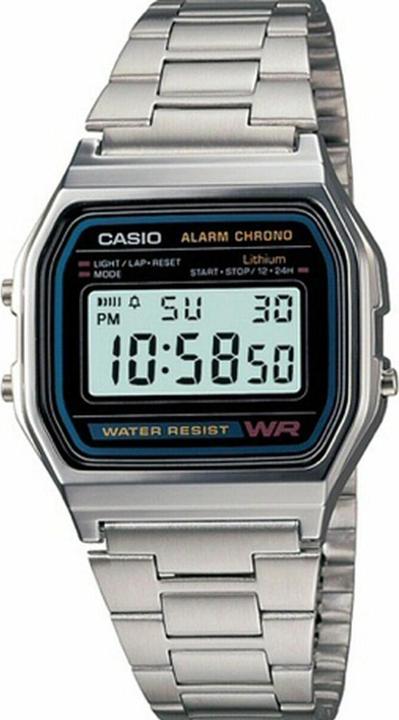 Actual product image Casio Retro Vintage - A158WA-1D (Digital watch, 34 mm)