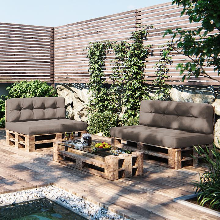 Actual product image Vicco Palettenkissen Set (120 x 40 x 20 cm, 120 x 80 x 15 cm)