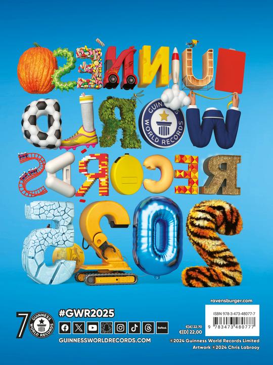 Immagine prodotto Ravensburger Guinness World Records 2025 (Tedesco, Guinness World Records Ltd., 2024)