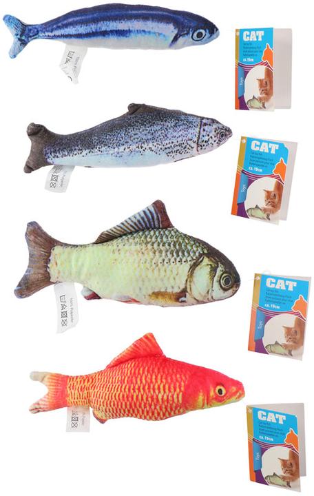 Image du produit Pet Toys Fisch (Jouets avec herbe à chat)