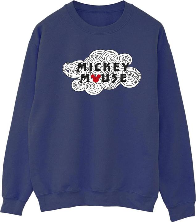 Disney Mickey Mouse Swirl Logo Sweatshirt