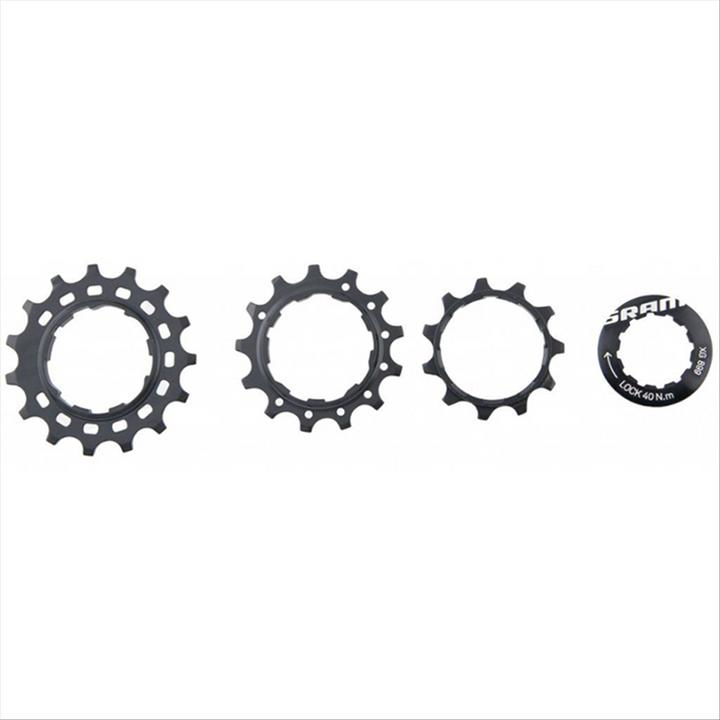 Produktbild Sram Cog Set PG1210/1230 11/13/15T/Lockring (15)