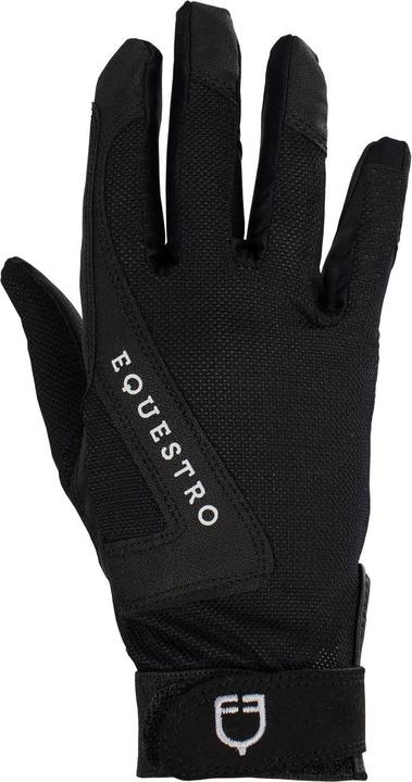 Actual product image Equestro Women’s technical fabric riding gloves (L)