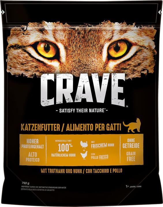 Produktbild Crave Trockenfutter (Adult, 1 Stk., 750 g)