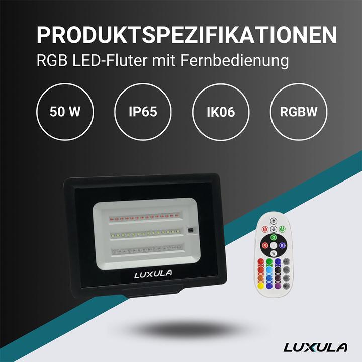Image du produit Luxula Projecteur à LED RGB
