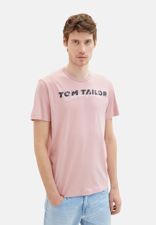 Image du produit Tom Tailor T-Shirt Kurzarmshirt mit Front-Logo-Print (XXL)