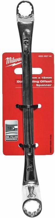 Actual product image GCS Double-curved spanner 75° - 14x15mm (15 mm)