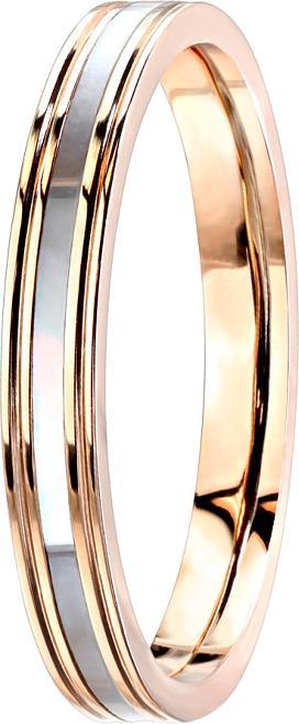 Star Piercing Ring rosegold Perlmutt Streifen