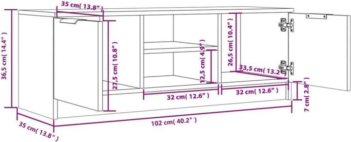 Image du produit VidaXL Sophie (102 x 35 x 36.5 cm)