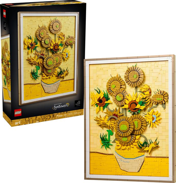Produktbild LEGO Vincent van Gogh – Sonnenblumen (31215, LEGO DC, LEGO Seltene Sets)