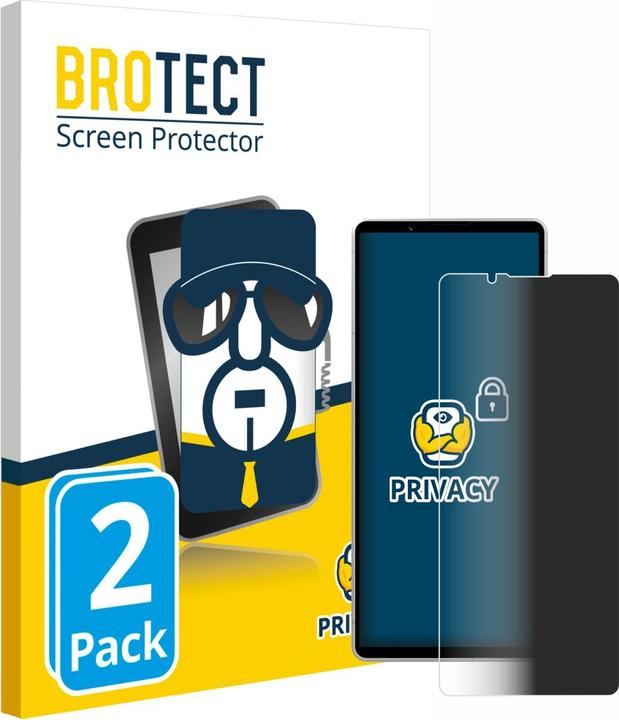 Actual product image BROTECT Anti-spy privacy film Blue light protection film (2 Piece, Sony Xperia 5 V)