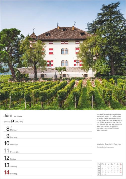 Produktbild Harenberg Südtirol Wochenplaner 2026 - Eine Reise in 53 Bildern (Deutsch)