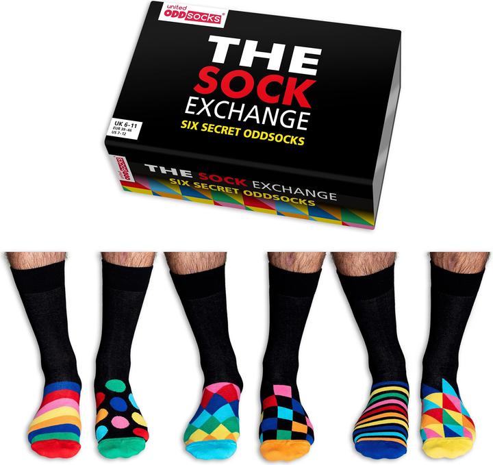 Actual product image United Oddsocks The Sock Exchange (pack of 3, 39 - 46)