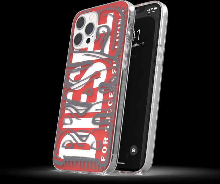 Actual product image Diesel Snap Case Clear AOP (Apple iPhone 12 Pro Max)