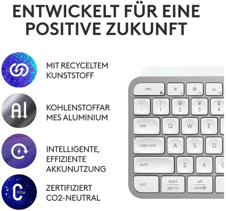 Immagine prodotto Logitech MX Keys S (CH, Senza fili)