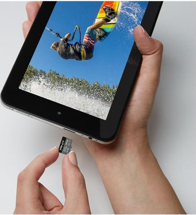 Image du produit PNY Pro Elite (512 Go, microSDXC, U3, UHS-I)