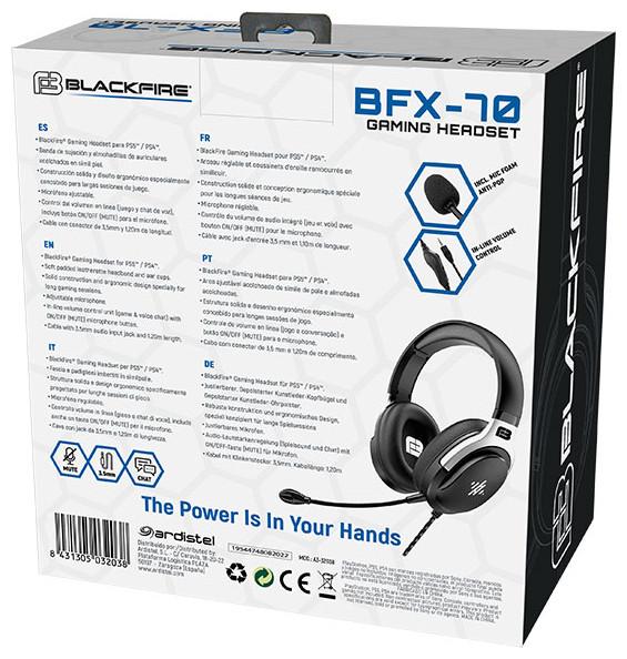 Produktbild Ardistel Headsets Micro Gaming Bfx-70 Black (Kabellos)