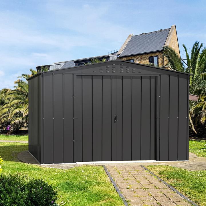 Produktbild Duramax Metall Gerätehaus 321x233 Gartenhaus
