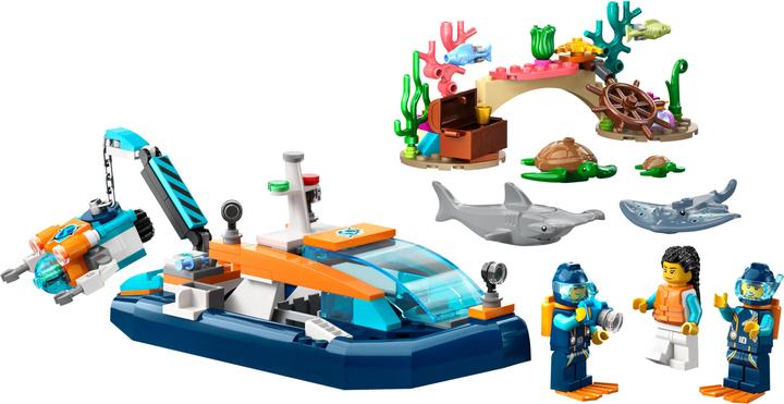 Produktbild LEGO Meeresforscher-Boot (60377, LEGO City)