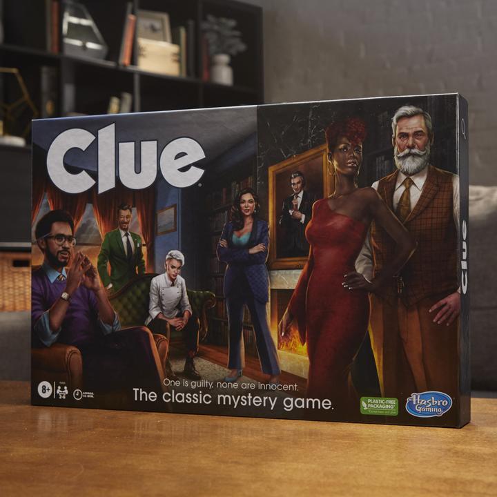Immagine prodotto Hasbro Gaming Gioco da tavolo Cluedo, Cluedo ridisegnato per 2-6 giocatori, gioco investigativo, gioco per (Italiano)