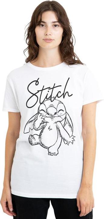 Immagine prodotto Lilo & Stitch Sketchy Surprise Maglietta Classico Donna (L)
