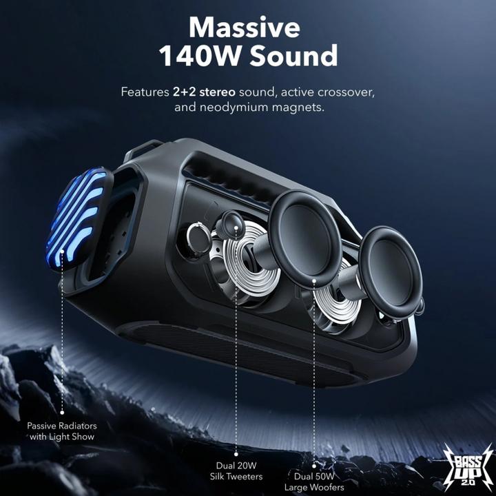 Produktbild soundcore Boom 2 Plus (20 h, Akkubetrieb, Stromversorgung über USB)