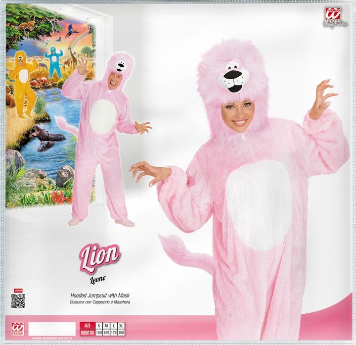 Produktbild Widmann Kostüm rosa Löwe Plüsch (M)