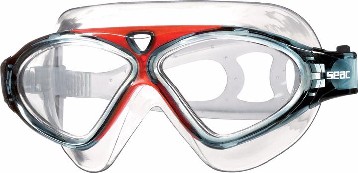 Actual product image Seac Swimming goggles Vision HD red anti-fog, UV protection 100%, hypoallergenic silicone (One size)