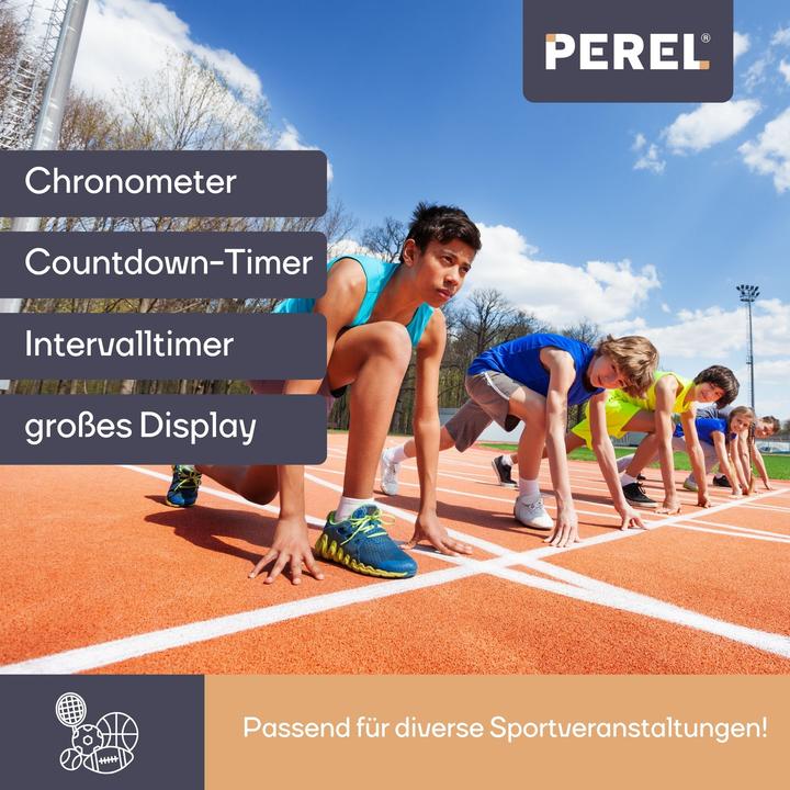 Actual product image Perel Uhr Mit Chronometer
