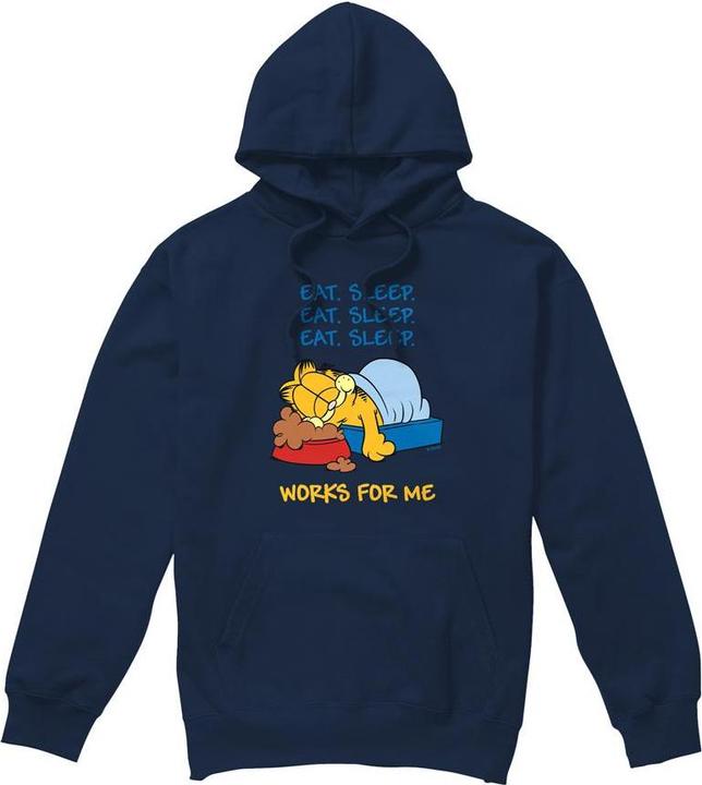 Garfield Works For Me Kapuzenpullover