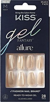 KISS Gel Fantasy Allure Moonbeam 28 Pcs - Gel Nails
