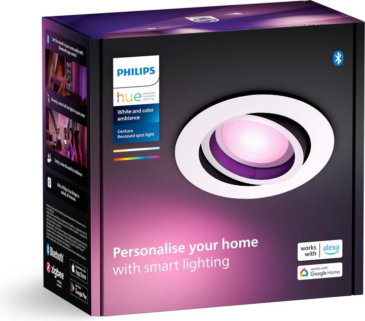 Actual product image Philips White & Colour Ambiance Centura (350 lm, GU10)