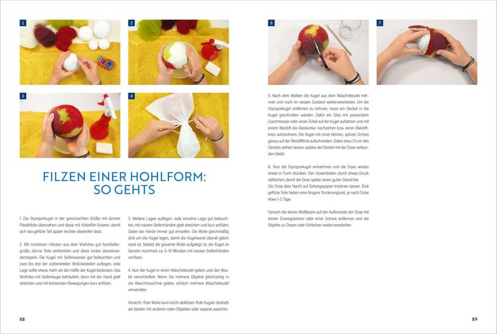 Produktbild Das grosse Buch vom Filzen (Deutsch, Susanne Schaadt, Claudia Saladin, Ernestine Fittkau, Astrid Olbrich, Corinna Kastl-Breitner, Anne Geister-Pieper, Henriette Katharina Foldenauer, 2025)