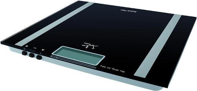 Produktbild Jata Digital bathroom scales 531 Black glass (180 kg)