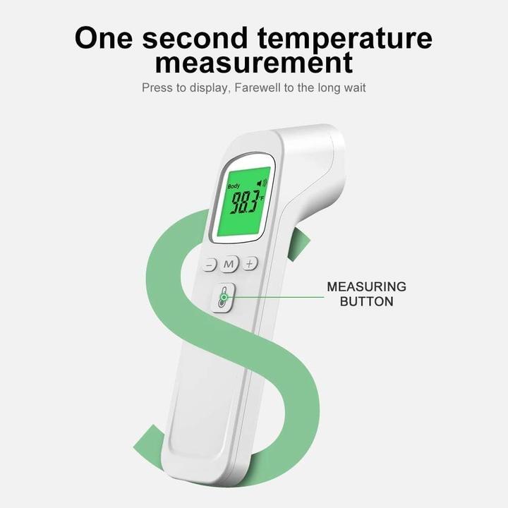 Actual product image Cbx Infrarot Stirnthermometer berührungslos mit LCD Anzeige (Non-contact)