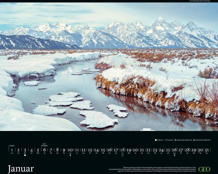 Produktbild Neumann GEO Traumziele 2026 - Wand-Kalender - Reise-Kalender - Poster-Kalender - 50x45 (Deutsch)
