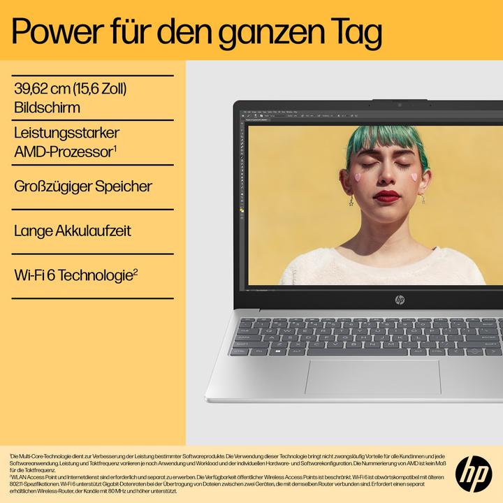 Produktbild HP 15-fc0072ng (15.60", AMD Ryzen 7 7730U, 16 GB, 512 GB, DE)